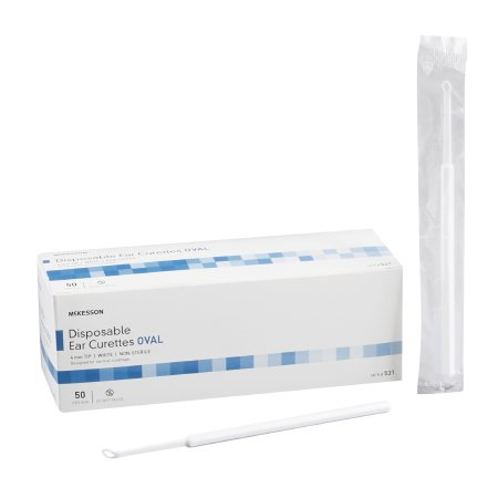 SS Medical Products SS Medical Products 79001-4C Ear Curette Oval White Disposable Surgical Instruments reLink Medical