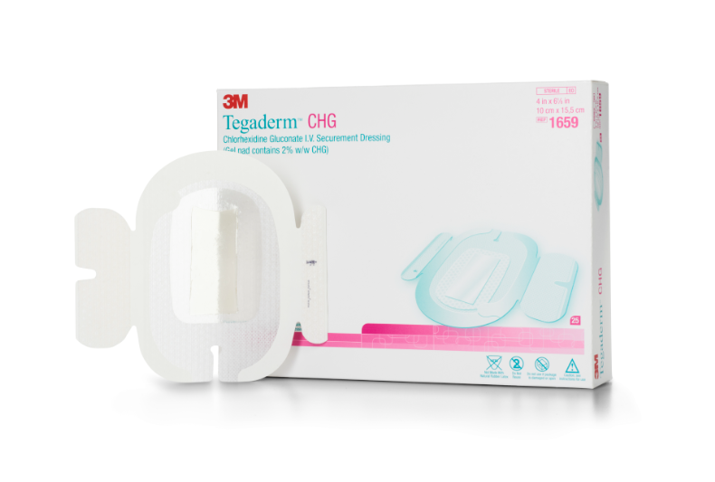 Solventum Corporation 1659 CHG Dressing 4" x 6 1/8" 25/bx 4