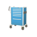 Waterloo Healthcare Waterloo Tall 6-Drawer Aluminum Emergency Cart Medical Furniture reLink Medical