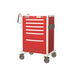 Waterloo Healthcare Waterloo Tall 6-Drawer Aluminum Emergency Cart Medical Furniture reLink Medical