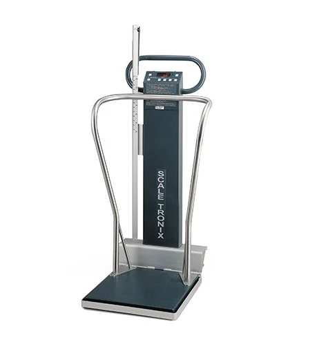 Hillrom 5002-KX-X Mobile Stand-On Scale with Handrail Kg only Data