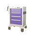 Waterloo Healthcare Waterloo 5-Drawer Aluminum Treatment Cart Medical Furniture reLink Medical