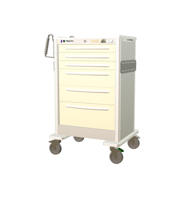 Waterloo 6-Drawer Aluminum Treatment Cart