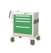 Waterloo Healthcare Waterloo 4-Drawer Aluminum Bedside/Slim Med Jr Cart Medical Furniture reLink Medical