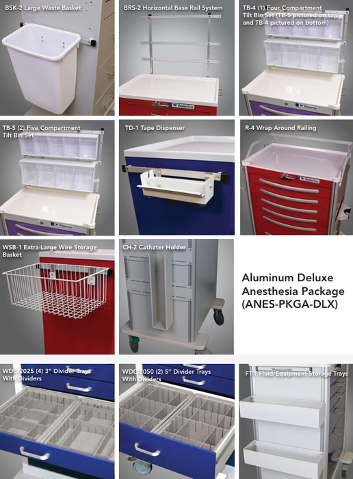 Waterloo Healthcare Waterloo Anesthesia Accessory Package Medical Furniture reLink Medical