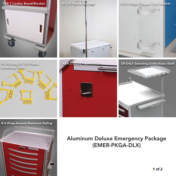 Waterloo Healthcare Waterloo Emergency Accessory Package Medical Furniture reLink Medical