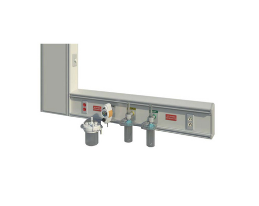 Cogent Cogent Infinity Horizontal Headwall with Vertical Chase Beds & Stretchers reLink Medical