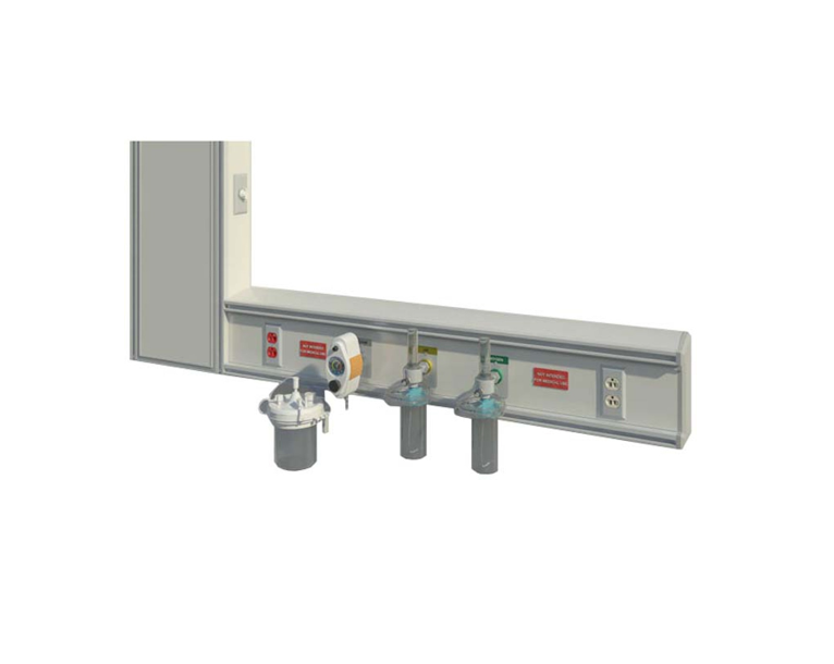 Cogent Cogent Infinity Horizontal Headwall with Vertical Chase Beds & Stretchers reLink Medical