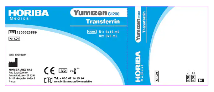 HORIBA Instruments Inc. 1300023889 Yumizen C1200 Transferrin