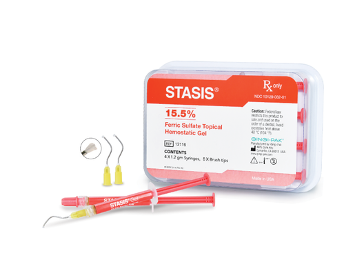 PacDent Gingi-Pak PacDent Gingi-Pak 13117 Stasis Prefilled Syringe 15.5%1 x 30 ml 20 Supplies reLink Medical