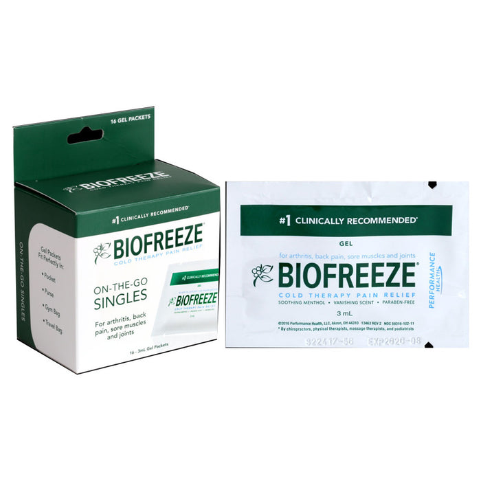 RB Health LLC RB Health LLC 13909 Biofreeze On-The-Go Singles 16 ct 3/bx Supplies reLink Medical