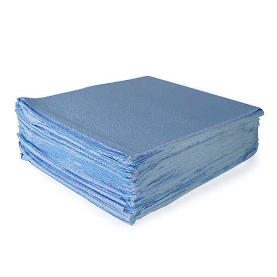 TIDI Products, LLC TIDI Products LLC 919375 Drape Sheet 40" x 60" Blue Tissue/ Poly/ Supplies reLink Medical