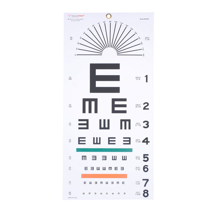 Dukal Corporation Dukal Corporation 3051 Eye Test Chart Tumbling E 22" x 11" Supplies reLink Medical