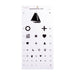 Dukal Corporation Dukal Corporation 3052 Kindergarten Eye Chart 20 ft Non-Reflective Supplies reLink Medical