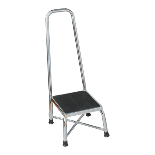 Dukal Corporation Dukal Corporation 4348 Footstool w/ Hand Rail Bariatric Chrome 11" Medical Furniture reLink Medical