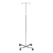 Dukal Corporation Dukal Corporation 4353 IV Pole 2 Hook 4 Caster Adjust 47" - 84" Supplies reLink Medical