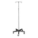 Dukal Corporation Dukal Corporation 4355 IV Pole 2 Hook 5 Caster Adjust 47" - Supplies reLink Medical