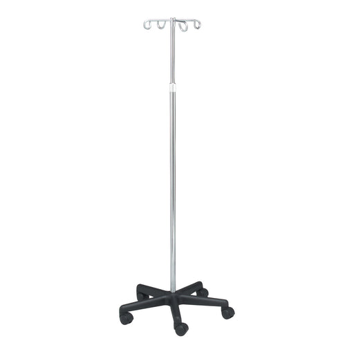 Dukal Corporation Dukal Corporation 4356 IV Pole 4 Hook 5 Caster Adjust 47" - Supplies reLink Medical