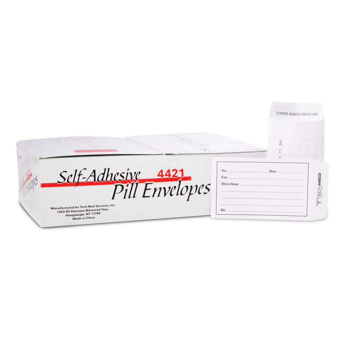 Dukal Corporation Dukal Corporation 4421 Printed Pill Envelope 3‚½" x 2‚¼" Self Supplies reLink Medical
