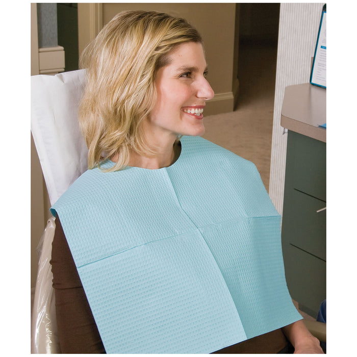 TIDI Products, LLC TIDI Products LLC 917341 Contour Neck Bib 17" x 18" 2-Ply + Poly Supplies reLink Medical