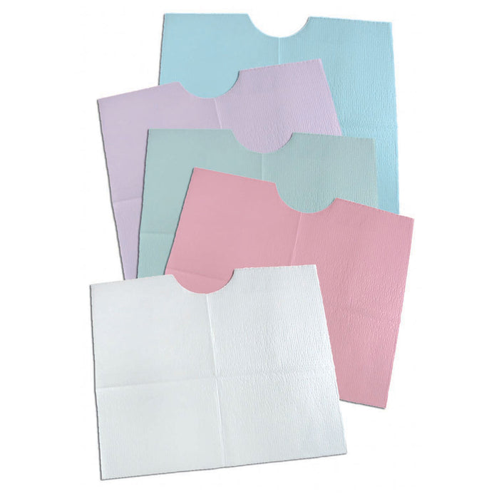 TIDI Products, LLC TIDI Products LLC 917901 Contour Bib 18" x 22" 3-Ply White Supplies reLink Medical