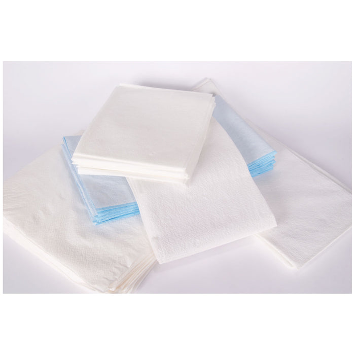 TIDI Products, LLC TIDI Products LLC 980927 Drape Sheet Tissue/ Poly 40" x 72" Blue Supplies reLink Medical