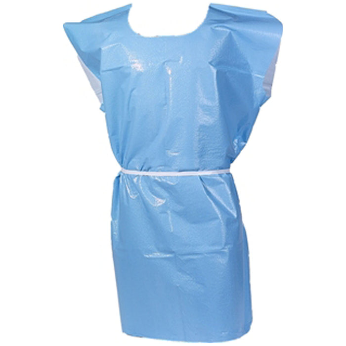 TIDI Products LLC 980844 Exam Gown 2-Ply T/P 30" x 42" Sky Blue