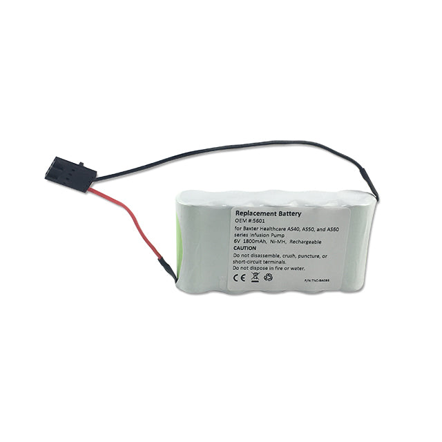 reLink Medical Baxter 5601 Rechargeable Ni-MH Battery, 6V 1800mAh Batteries reLink Medical