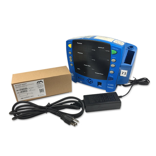 GE Healthcare Power Supply for GE Dinamap Carescape v100 Series, Dinamap ProCare 100, 200, 300, 400 Series Cables reLink Medical