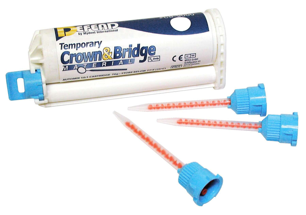 Mydent Mydent CB-9004 Temporary Crown & Bridge Material 76gm Cartridge & Supplies reLink Medical