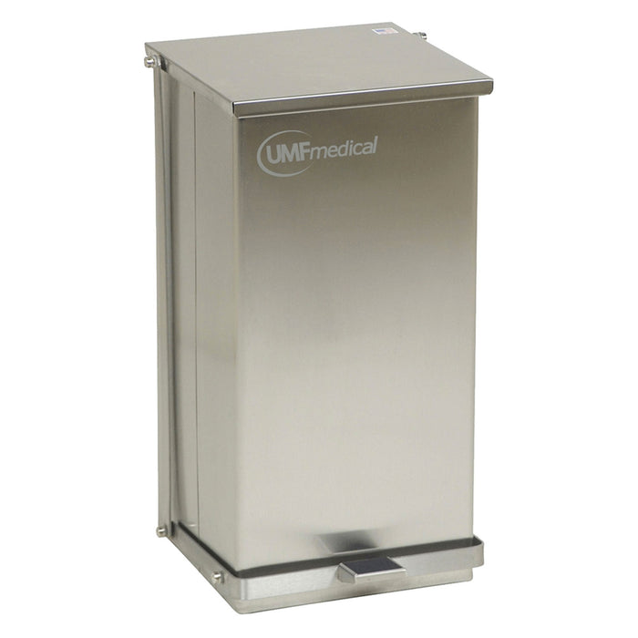 UMF Medical UMF Medical SS1475 Waste Receptacle Step-On Stainless Steel 48 Medical Furniture reLink Medical