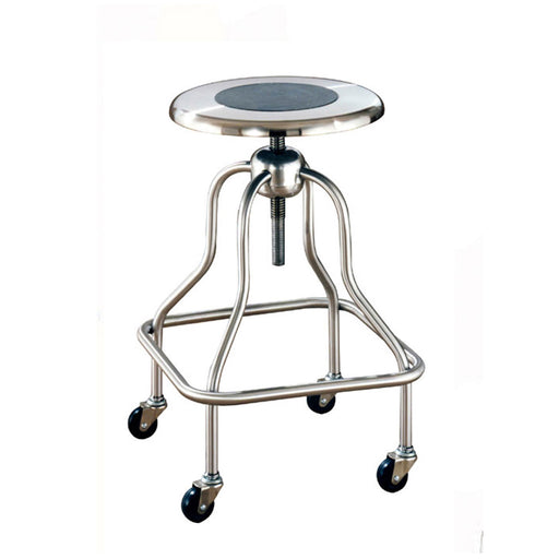 UMF Medical UMF Medical SS6704NC Revolving Stool Stainless Steel with Ring Foot Medical Furniture reLink Medical
