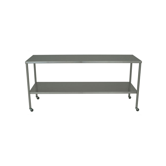 UMF Medical UMF Medical SS8000 Instrument Table with Shelf Stainless Steel 24" Medical Furniture reLink Medical