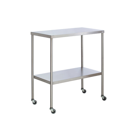 UMF Medical UMF Medical SS8010 Instrument Table with Shelf Stainless Steel 20" Medical Furniture reLink Medical