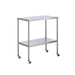 UMF Medical UMF Medical SS8010 Instrument Table with Shelf Stainless Steel 20" Medical Furniture reLink Medical