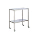 UMF Medical UMF Medical SS8014 Instrument Table with Shelf Stainless Steel 20" Medical Furniture reLink Medical
