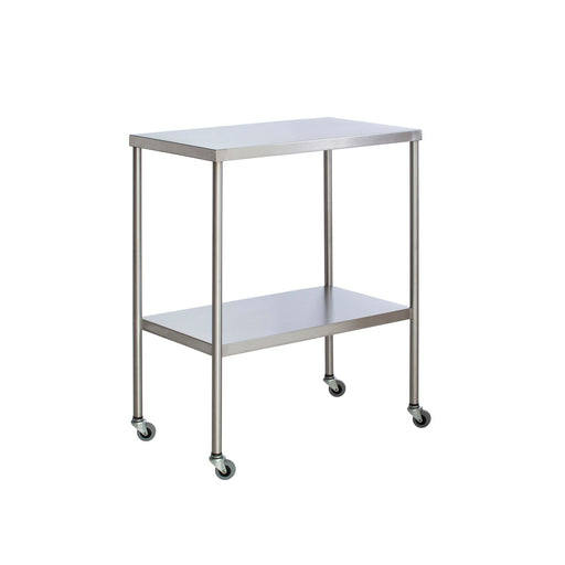 UMF Medical UMF Medical SS8016 Instrument Table with Shelf Stainless Steel 16" Medical Furniture reLink Medical