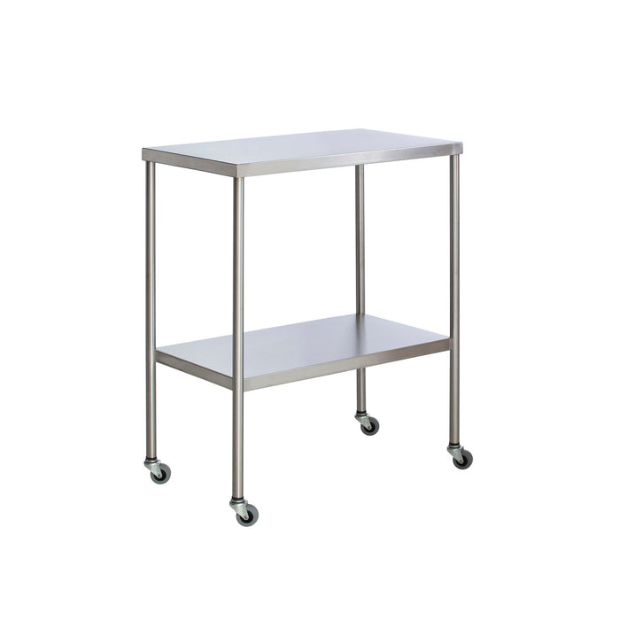 UMF Medical UMF Medical SS8016 Instrument Table with Shelf Stainless Steel 16" Medical Furniture reLink Medical