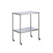 UMF Medical UMF Medical SS8016 Instrument Table with Shelf Stainless Steel 16" Medical Furniture reLink Medical
