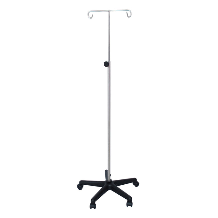 UMF Medical UMF Medical SS8343 I.V. Stand Stainless Steel 2-Hook Hand Medical Furniture reLink Medical