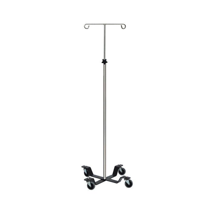 UMF Medical UMF Medical SS8345 I.V. Pole Infusion Pump 2-Hook Stainless Medical Furniture reLink Medical