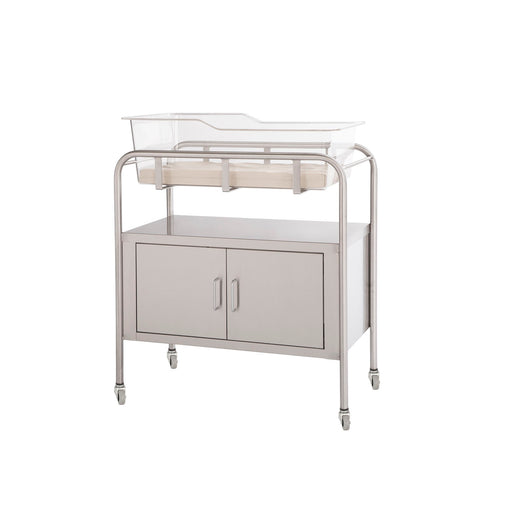 UMF Medical UMF Medical SS8528 Bassinet with Basket and Mattress Stainless Beds & Stretchers reLink Medical