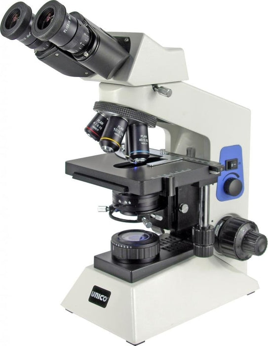 Unico Unico G504T Microscope Trinocular 10X Widefield Eyepiece 4X 10X Lab Microscopes reLink Medical