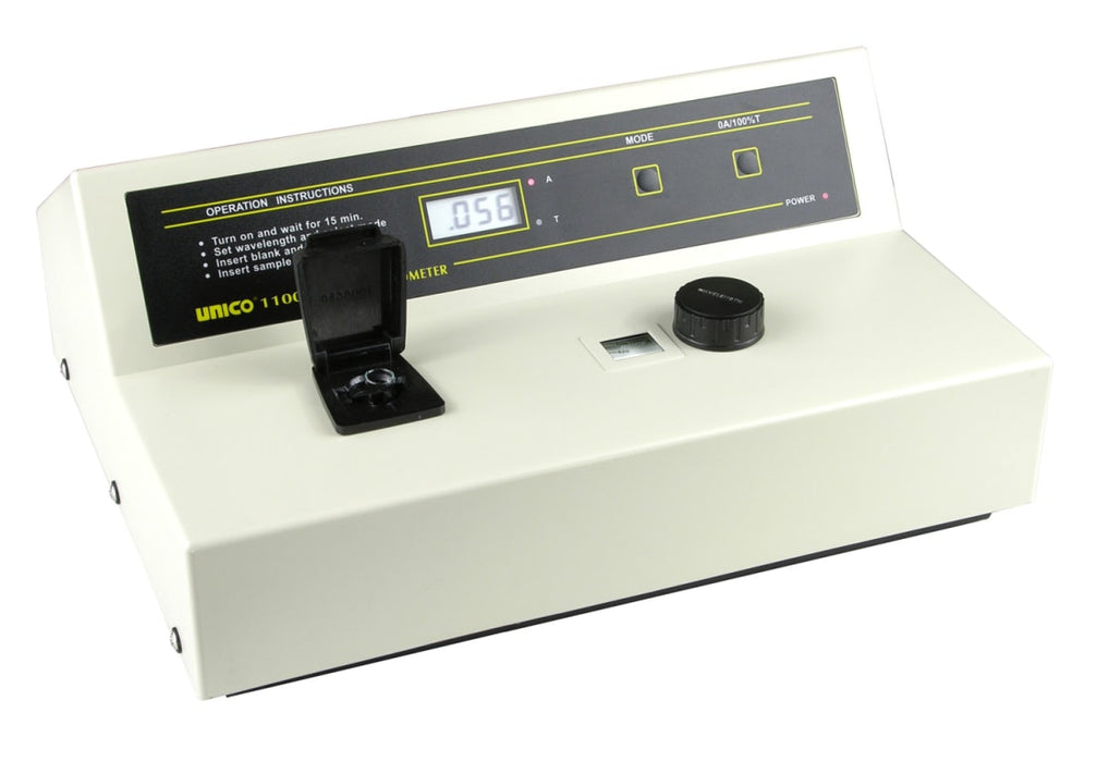 Unico Unico S-1100 Spectrophotometer 20 nm Bandpass Wavelength Range Clinical Lab reLink Medical