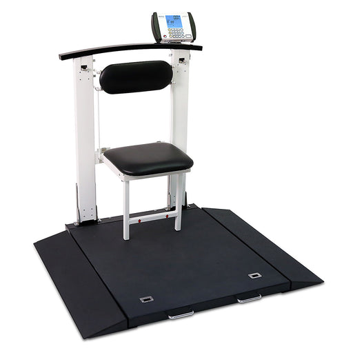 Detecto Detecto 6570 Wheelchair Scale Portable Digital Folding Column & Scales reLink Medical