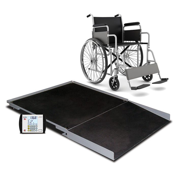 Detecto Detecto FHD-133-II Floor Scale 3' X 3' 1000 lb Capacity Ramp MV1 Scales reLink Medical