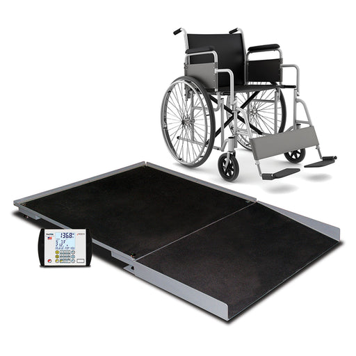 Detecto Detecto FHD-144-II Floor Scale 4' X 4' 1000 lb Capacity Ramp MV1 Scales reLink Medical