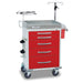 Detecto Detecto RC33669RED-L Loaded Detecto Rescue Series ER Medical Cart 5 Supplies reLink Medical