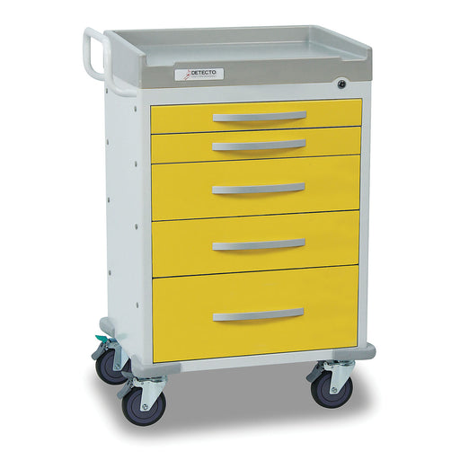 Detecto Detecto RC33669YEL Detecto Rescue Series Isolation Medical Cart 5 Supplies reLink Medical