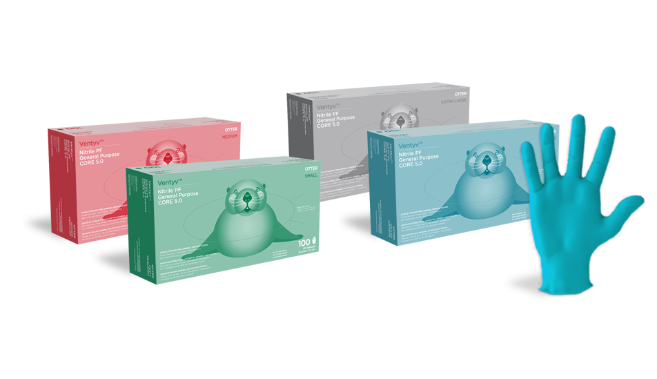 Ventyv Ventyv 10423101 Glove General Purpose Nitrile Poly Coated Supplies reLink Medical